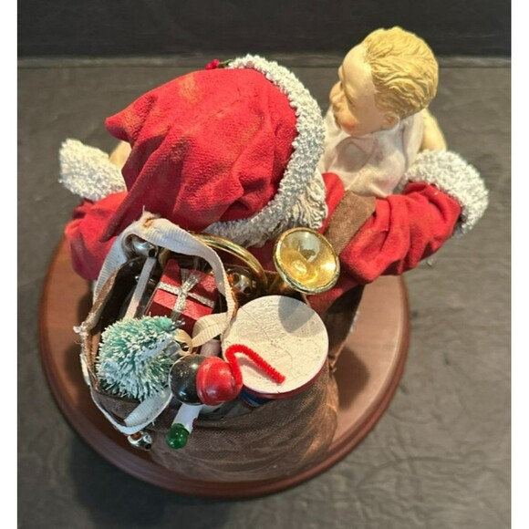 Clothtique Possible Dreams Saturday Evening Post JC Leyendecker Santa w/ Box - Picture 6 of 14